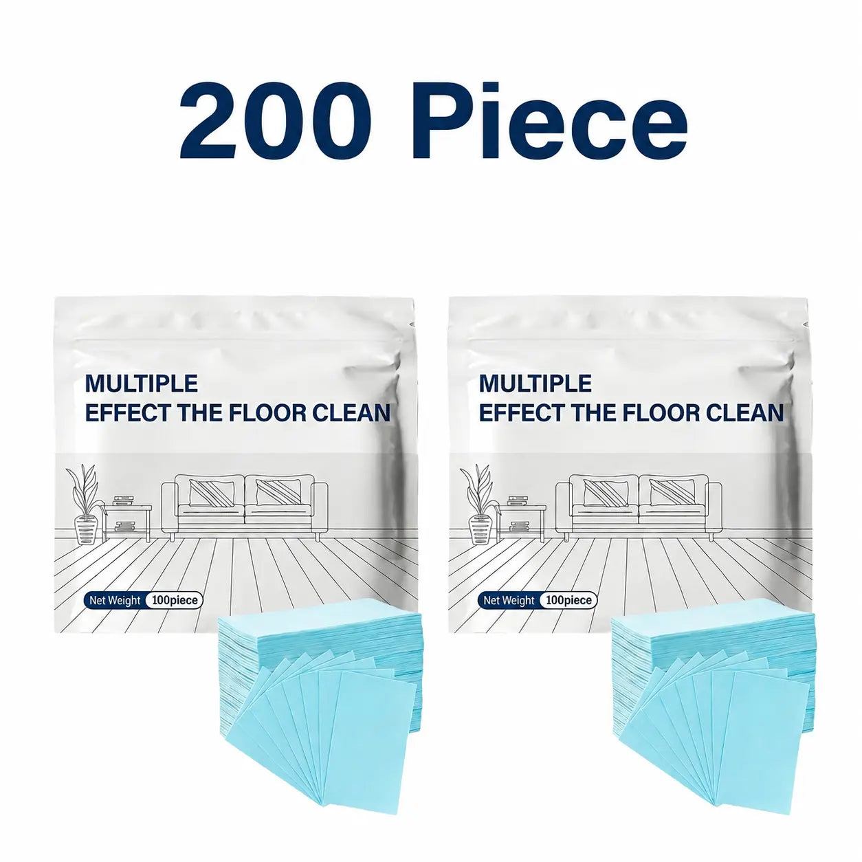Multi-Surface Floor Cleaning Tablets - Concentrated Cleaner for Hardwood, Tile, Laminate & More