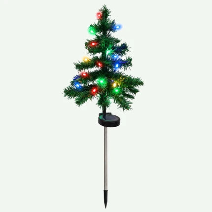 🎄 Solar Christmas Tree Lights – DIY Outdoor Holiday Decor
