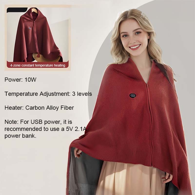 USB Portable Washable Warming Blanket