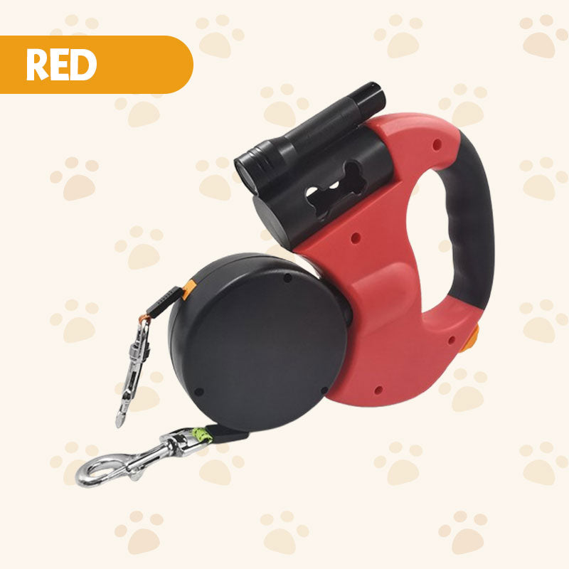 Dual-Head Retractable Dog Leash