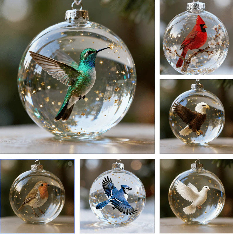 🔥2026 Wildlife Wonders Crystal glass ornament (3D)