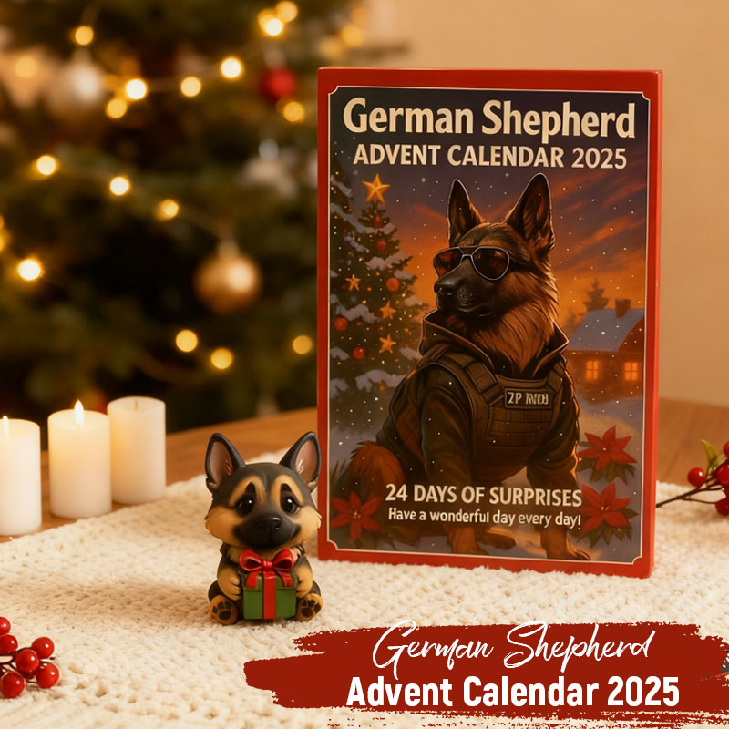 🎄🐾 German Shepherd Advent Calendar 2025 🎁