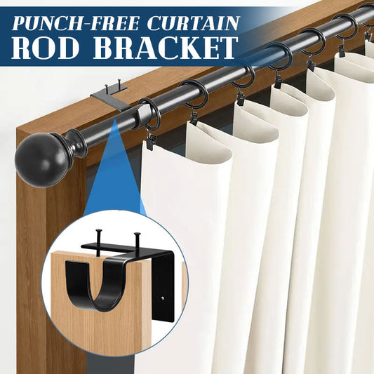 Punch-free Curtain Rod Bracket