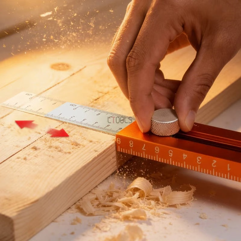🔥LAST SALE 49% OFF-Multifunctional Marking Level Ruler