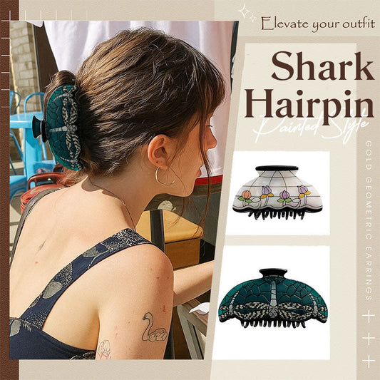 Retro painted style hair clip | New Arrival