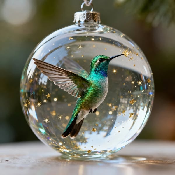 🔥2026 Wildlife Wonders Crystal glass ornament (3D)