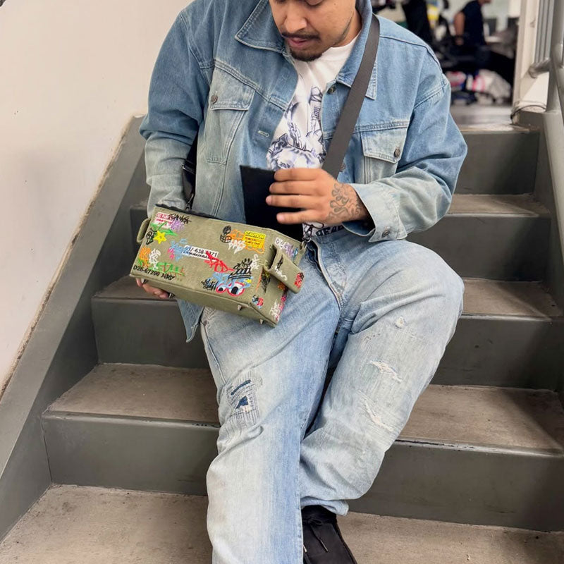 Urban Rebel Graffiti Crossbody Bag