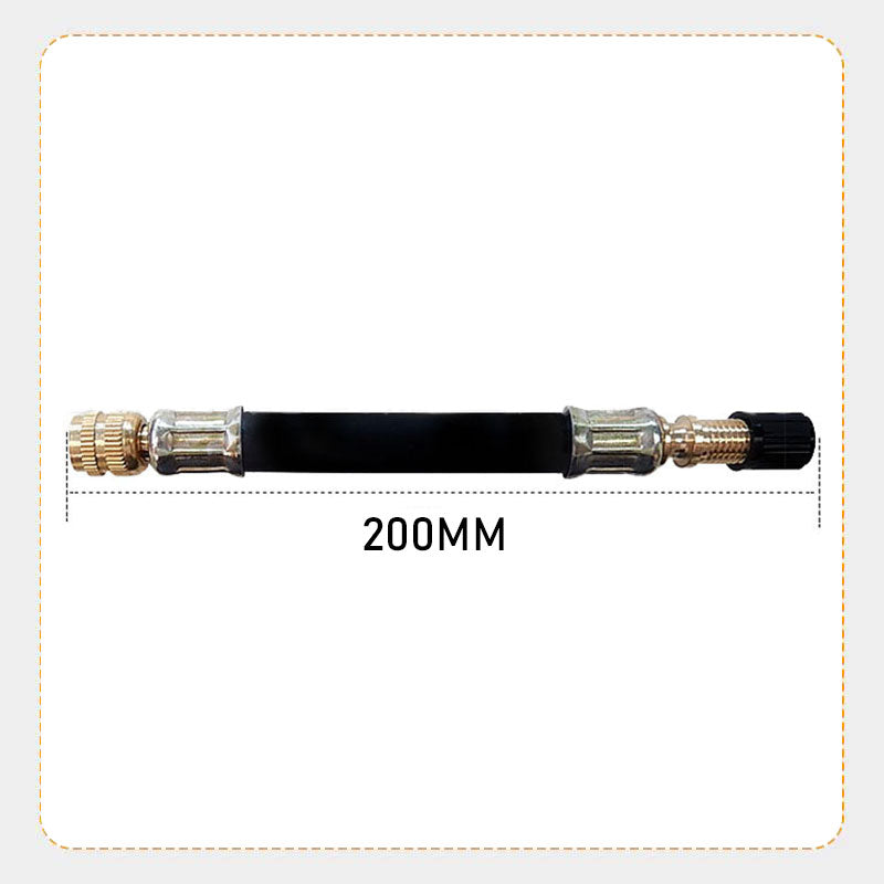 Universal flexible tire valve extension