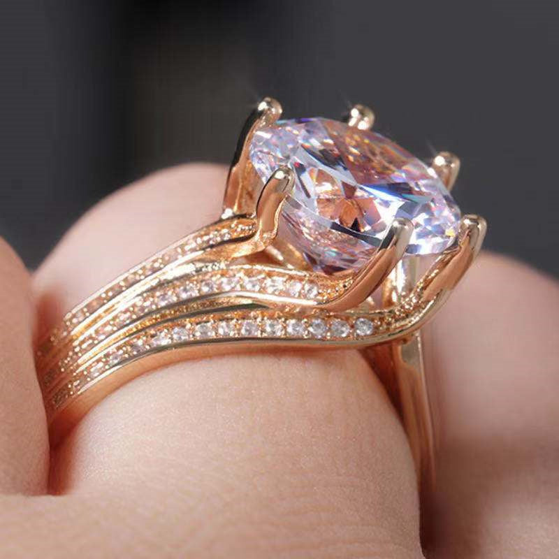 🎁 3 Carat Super Sparkling Zircon Ring