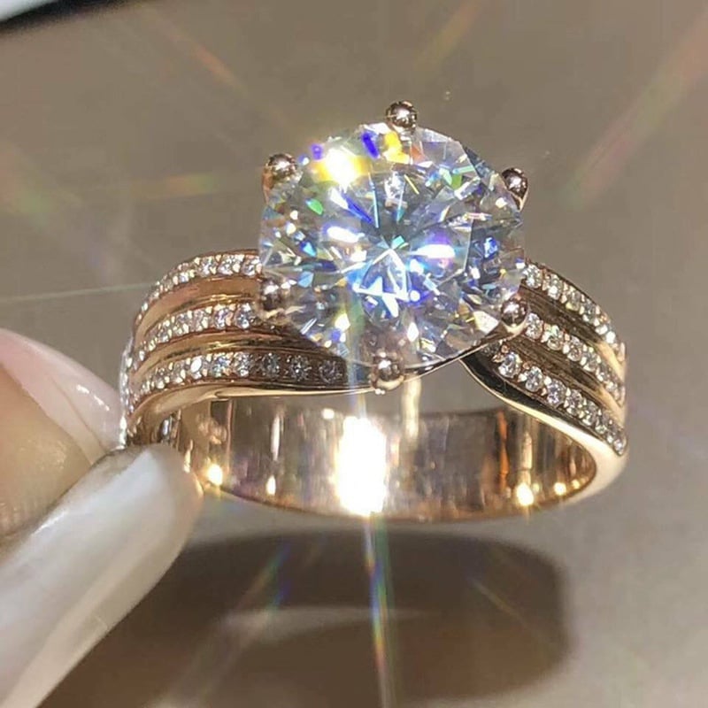 🎁 3 Carat Super Sparkling Zircon Ring