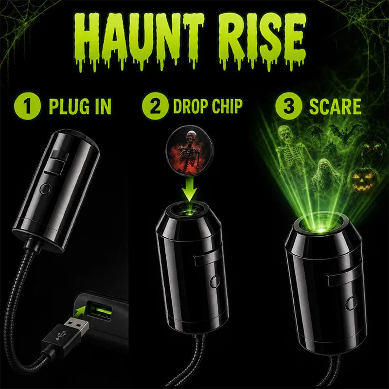 Plug-&-Play HD Star Projector: Halloween 6-Disc Set