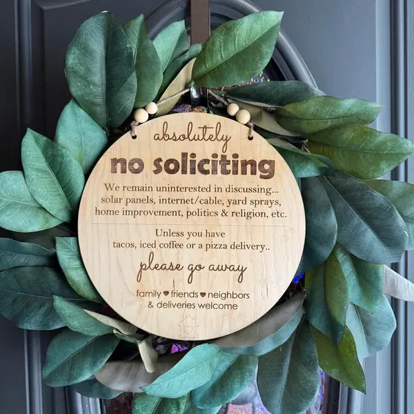 🔥Last Day 49% OFF🔥 Funny No Soliciting Sign