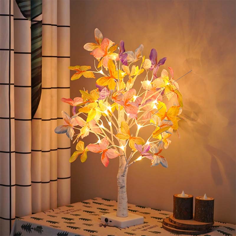 Butterfly LED Birch Tree Lights