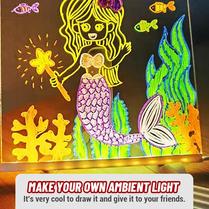 Erasable Luminous Acrylic Writing Board
