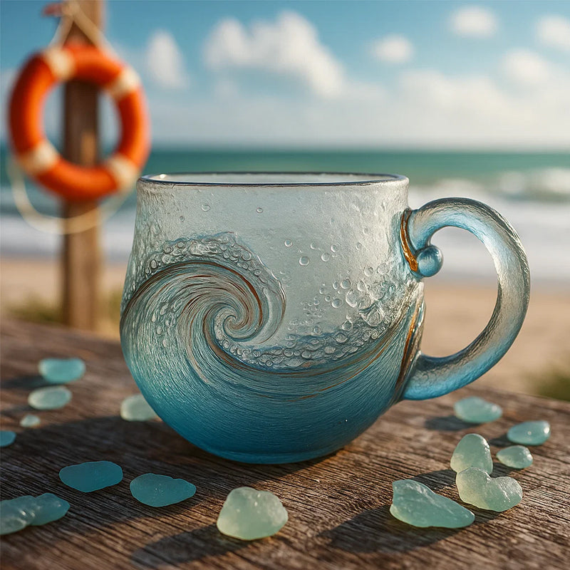 🌊Sea Wave Mug: Your Daily Escape – Calm Coastal Vibes in Every Cup of Tea/Coffee