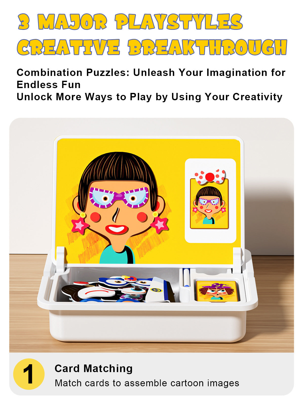 Magnetic Face Puzzles