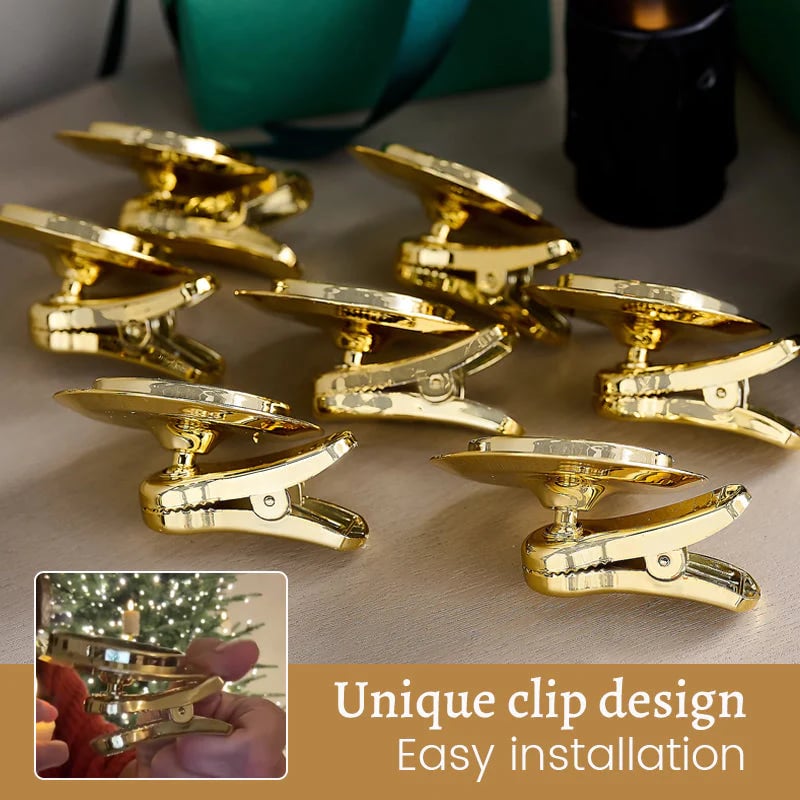 🔥LED Festival Clip Candle in Cone Shape