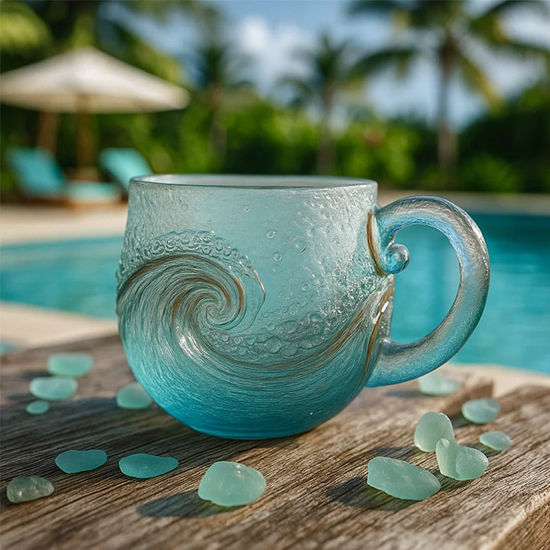 🌊Sea Wave Mug: Your Daily Escape – Calm Coastal Vibes in Every Cup of Tea/Coffee