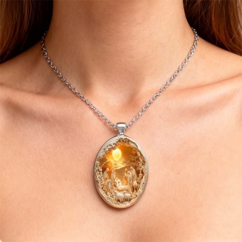 Elegant Glass Necklace