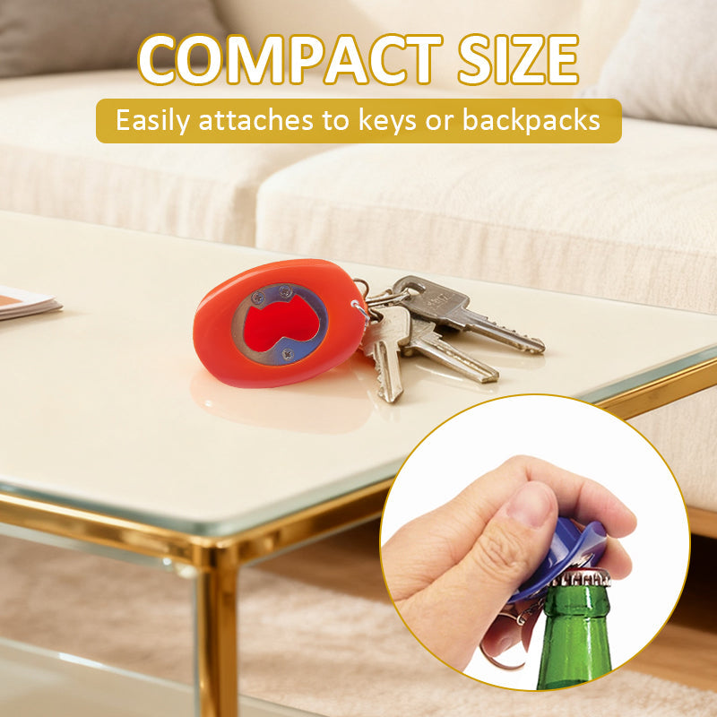 🤠 Cowboy Hat Bottle Opener Keychain – The Wild West in Your Pocket!