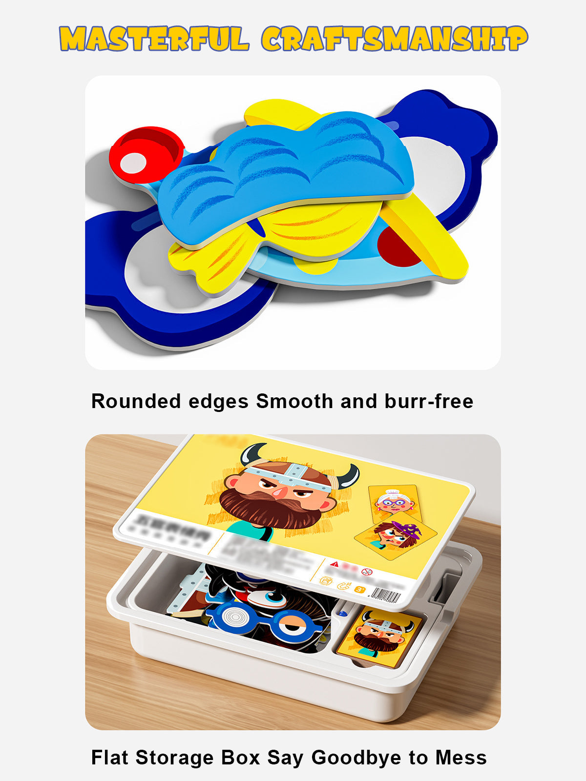 Magnetic Face Puzzles