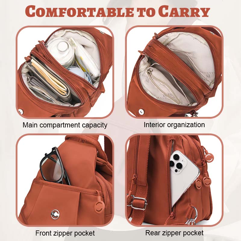 Multi-Functional Nylon Backpack