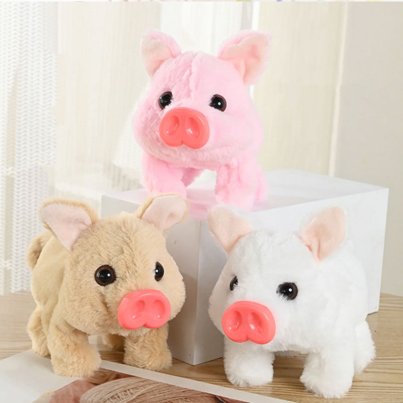 Electric Walking Pig Plush Toy