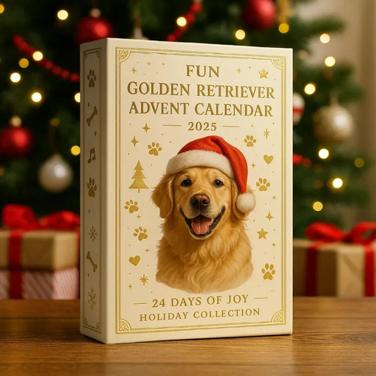 Funny Golden Retriever Advent Calendar 2025