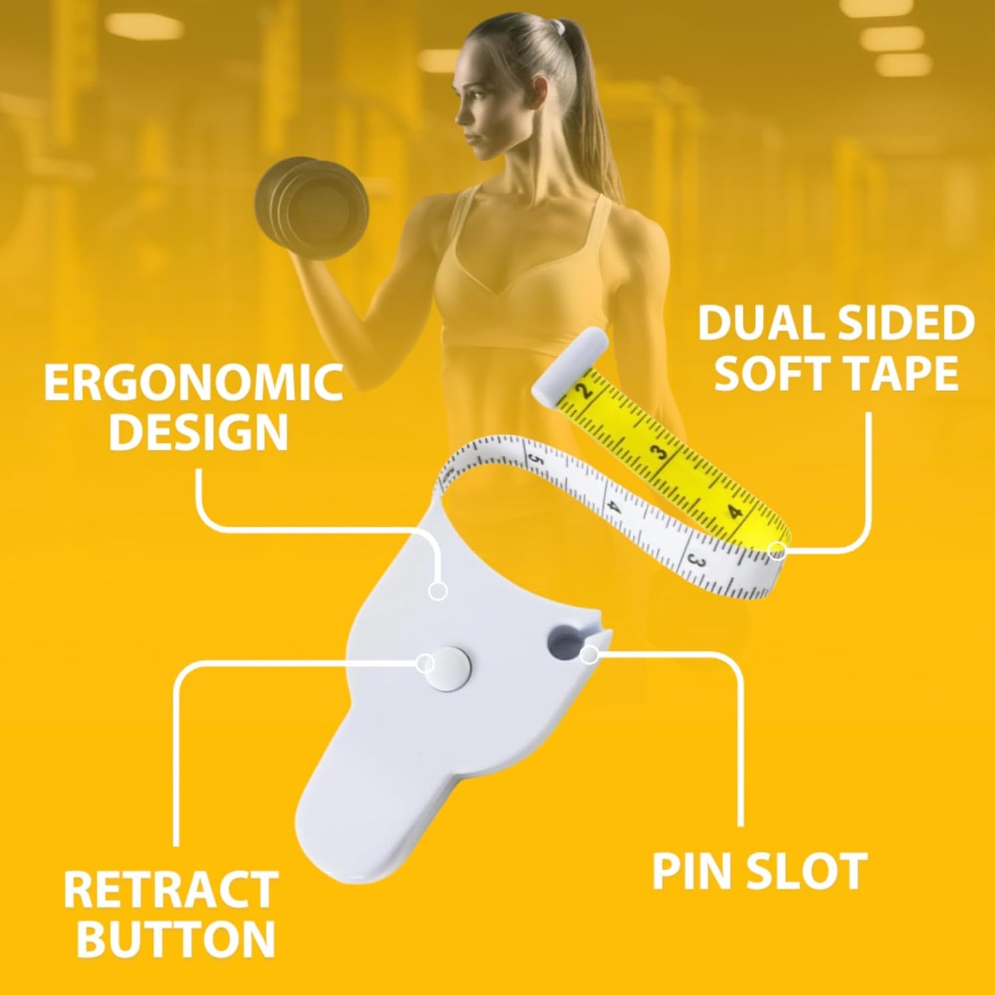 Retractable Fitness Tape Measure
