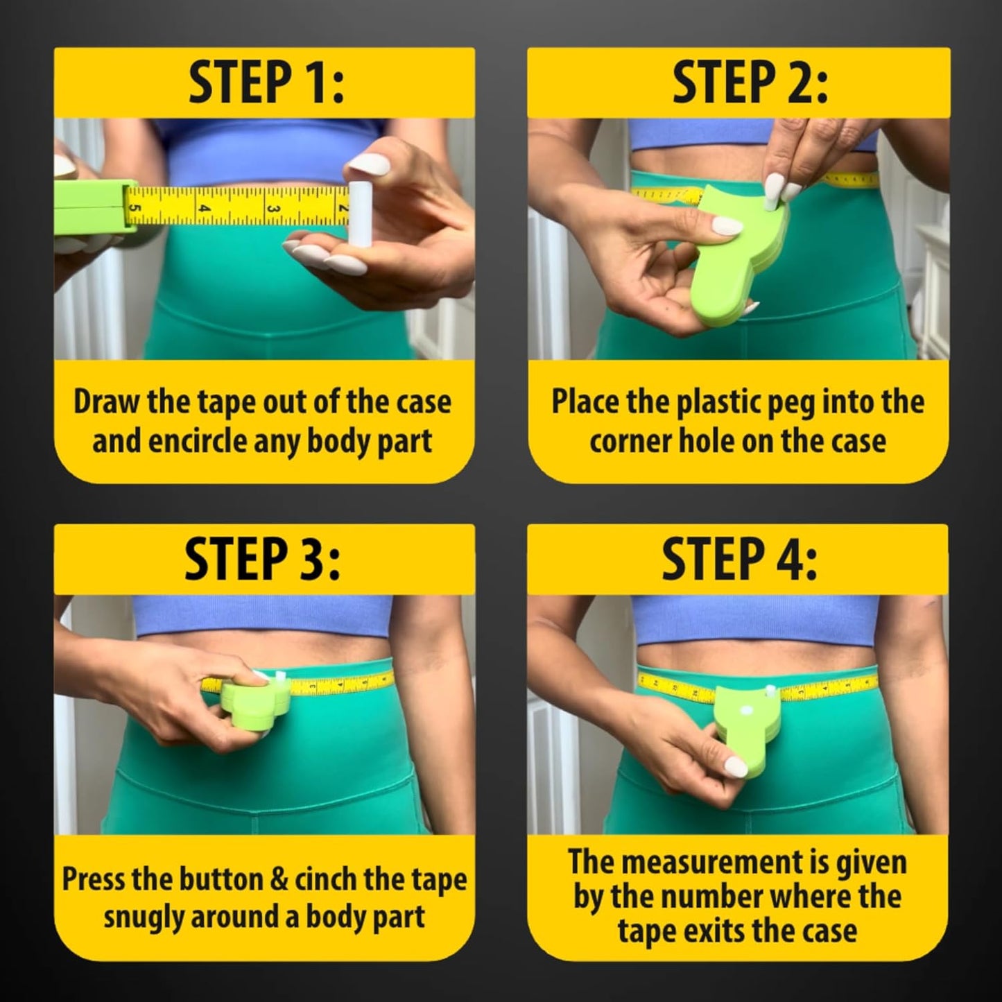 Retractable Fitness Tape Measure