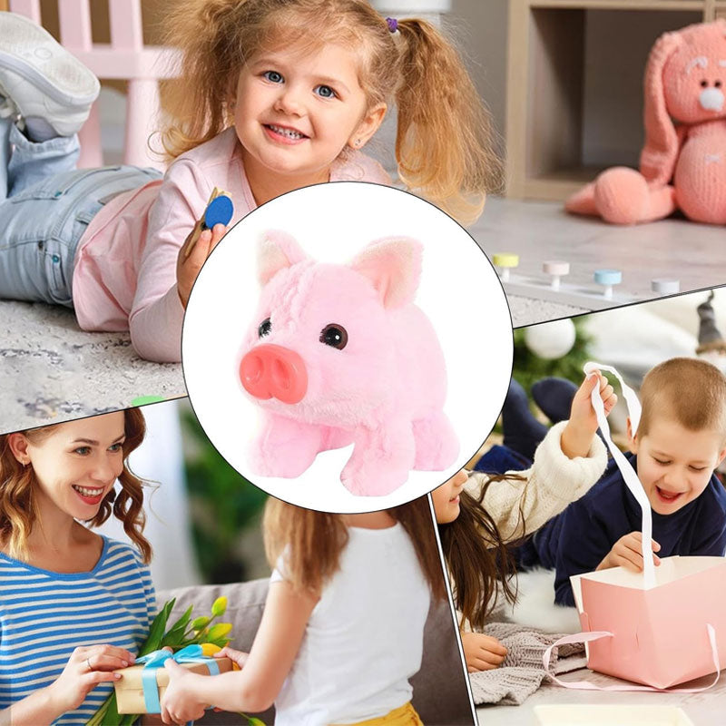 Electric Walking Pig Plush Toy