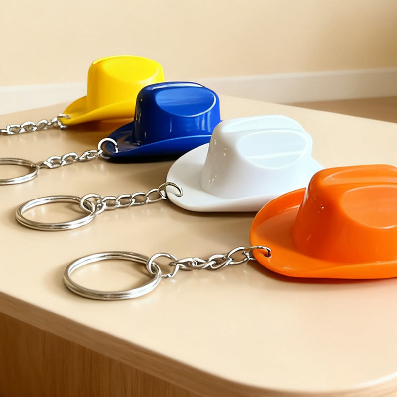 🤠 Cowboy Hat Bottle Opener Keychain – The Wild West in Your Pocket!