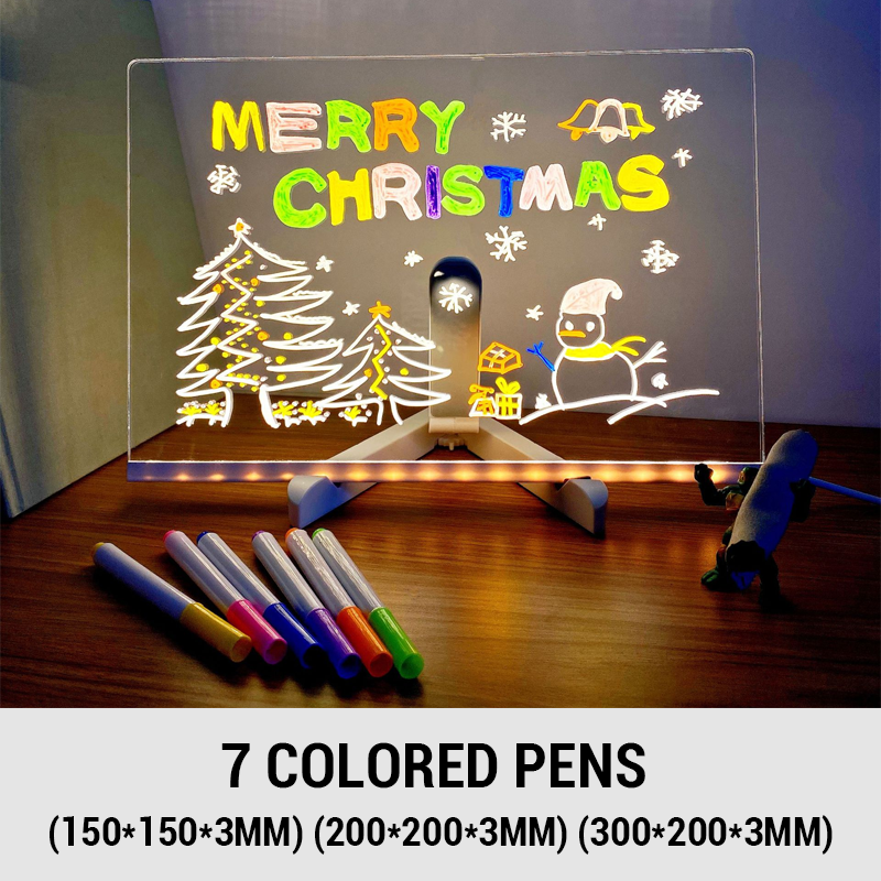 Erasable Luminous Acrylic Writing Board