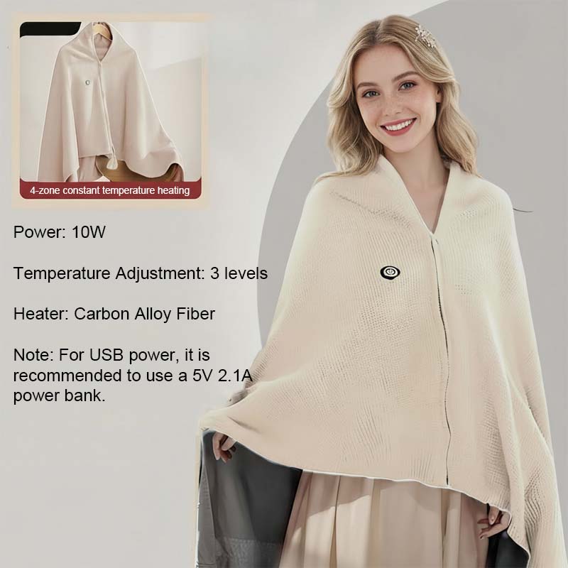 USB Portable Washable Warming Blanket