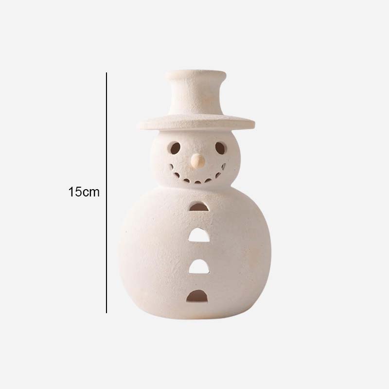 Terracotta Snowman
