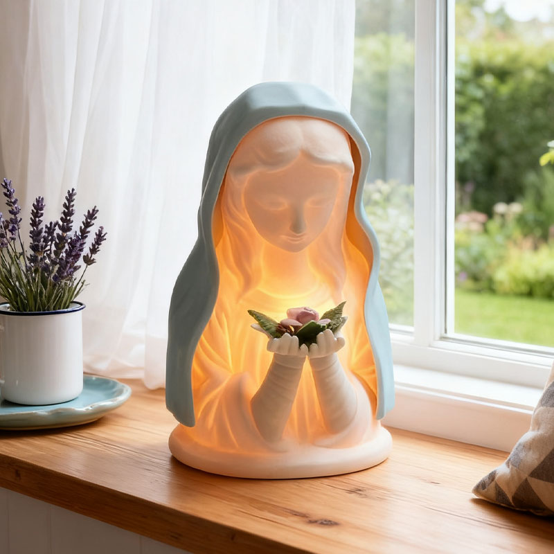 Night light for prayer from the Virgin Mary