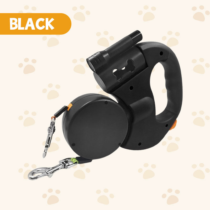 Dual-Head Retractable Dog Leash