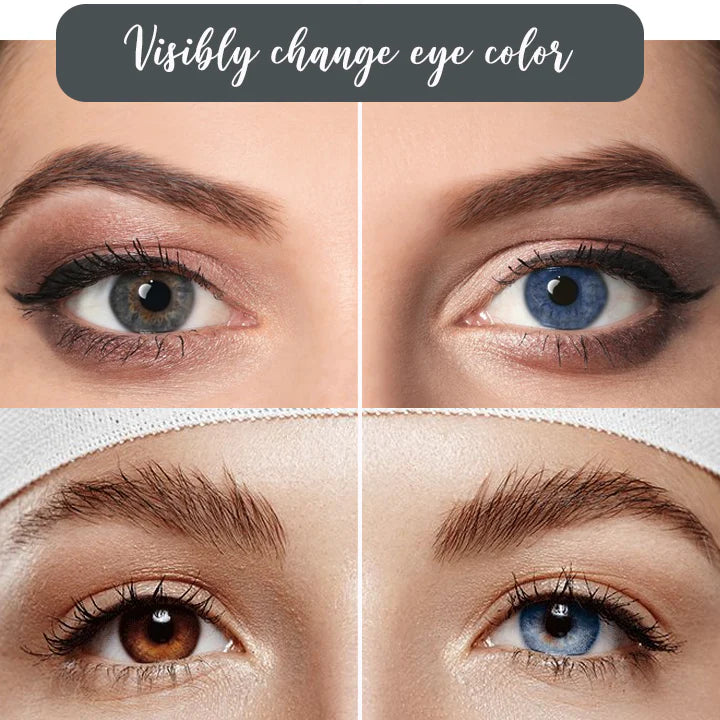 Contact lens care Colored eye drops