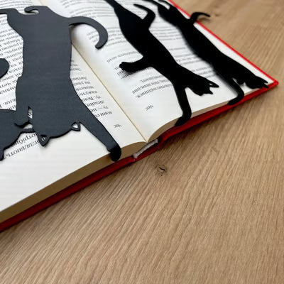 🏆Last Day 49% Off🔥😹5Pcs Metal Cat bookmark