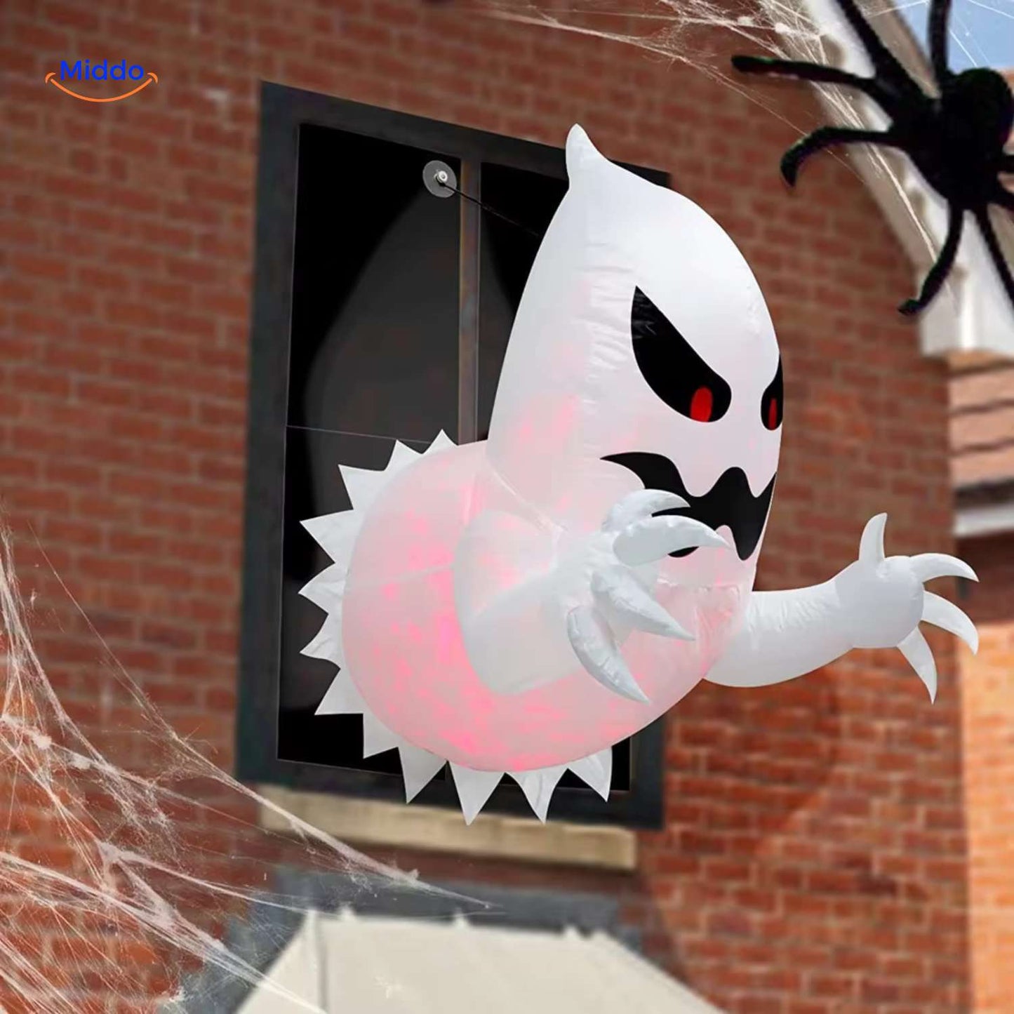 Inflatable Ghost – XL Light-Up Halloween Decoration