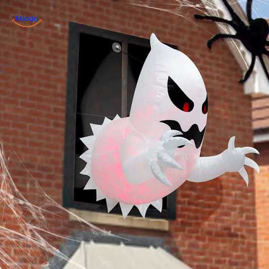 Inflatable Ghost – XL Light-Up Halloween Decoration