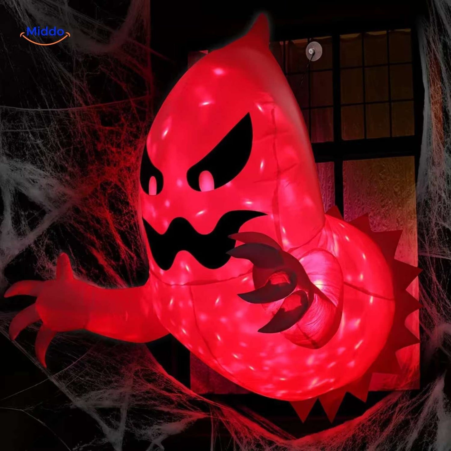 Inflatable Ghost – XL Light-Up Halloween Decoration