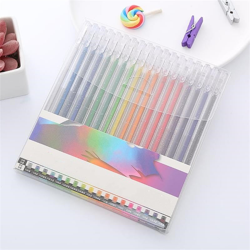 š„Last Day! Buy 2 Get 1 Free ā Sparkle Glitter Gel Pen Set (8/12/18pcs), Smooth & Smudge-Resistant, Eco Glitter, Ideal for All Ages ā Grab Now!