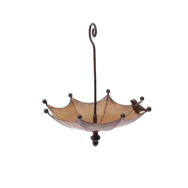 Hanging Bird Feeder & Bird Bath In Umbrella Design