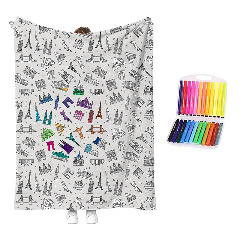 🥳2026 HOT SALE🥳💞50K+ SOLD!💖 50% OFF!💯 Personalised Colouring Blanket – The Unique DIY Gift They’ll Love