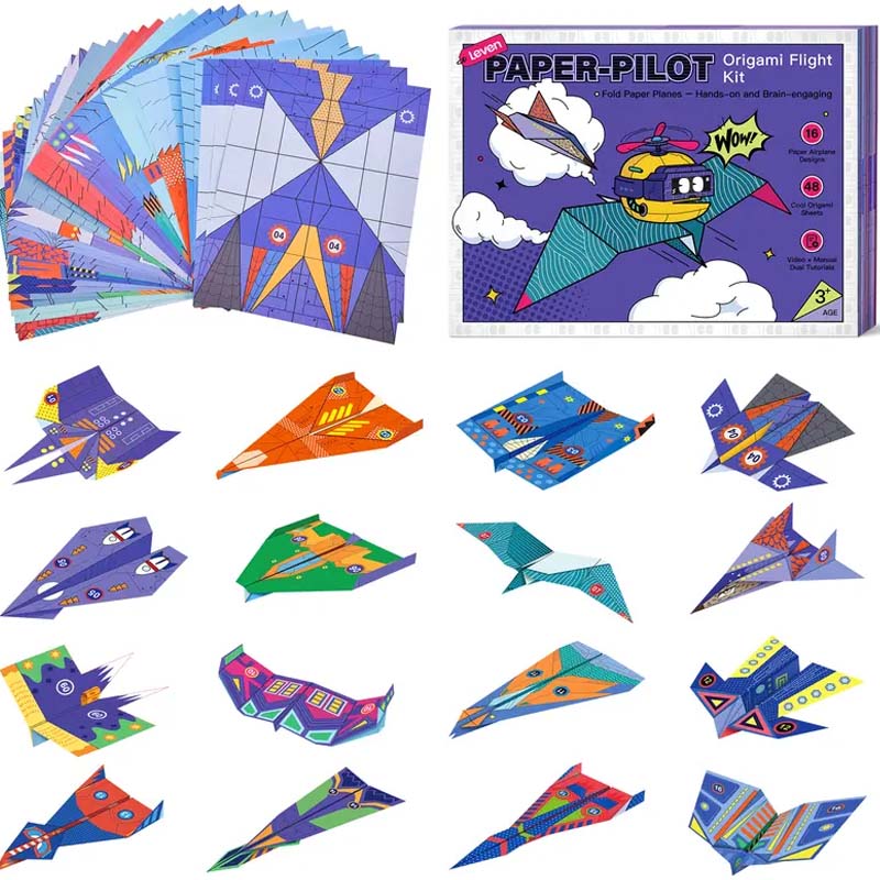 ✈️ 50% OFF NOW! 🎨 Creative DIY Paper Airplane Set for Kids – Fun designs, easy assembly & educational – Perfect for creative play & learning 📐