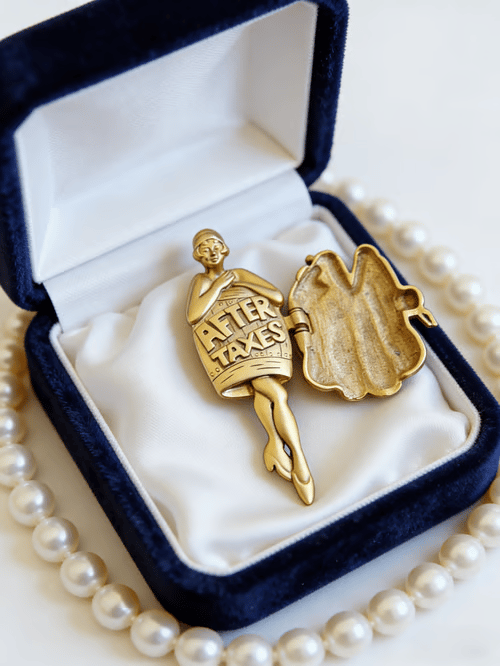 🔥Hot Sale SALE - 💃Vintage 1920s Flapper Girl Movable Figural Brooch