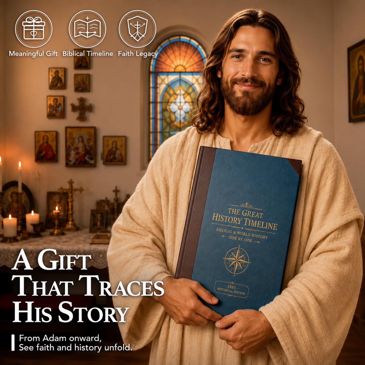 🔥📜 SPECIAL OFFER | Synchronological History Chart – 6,000 Years of Biblical & World Events in One Fold-Out Timeline