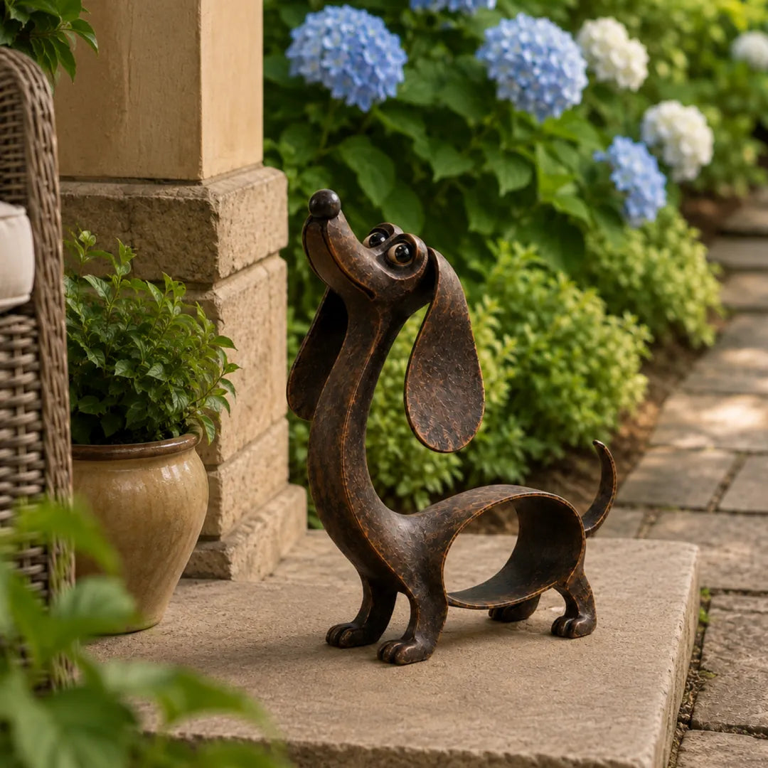 🐎Vintage Sculptural Ribbon Metal Horse Decor