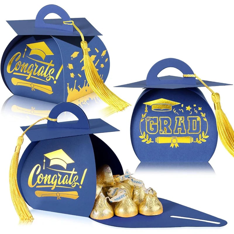 🔥Hot Sale 49% OFF🔥30 Pcs Mini Graduation Cap Candy Cards